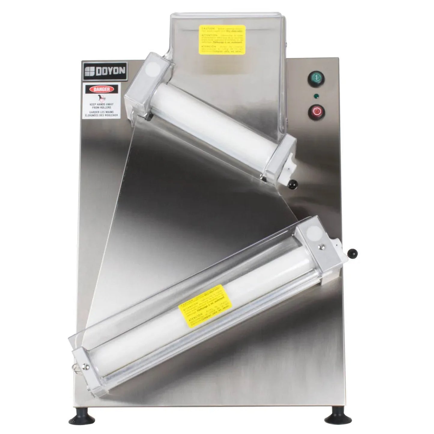 Doyon Double-Pass Countertop Dough Sheeter Stainless Steel 17" - 1/2 HP - DL18DP