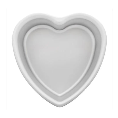 Fat Daddio's Heart Cake Pan, Aluminum 8" x 3", Removeable Bottom - PHT-L83 Fat Daddios