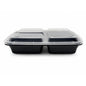 Food Packer 3-Compartment Two-Piece Container with Lid 36 oz - 2PC-3 - CS150 - OUTLET