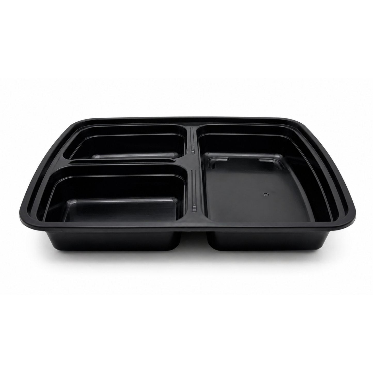Food Packer 3-Compartment Two-Piece Container with Lid 36 oz - 2PC-3 - CS150 - OUTLET