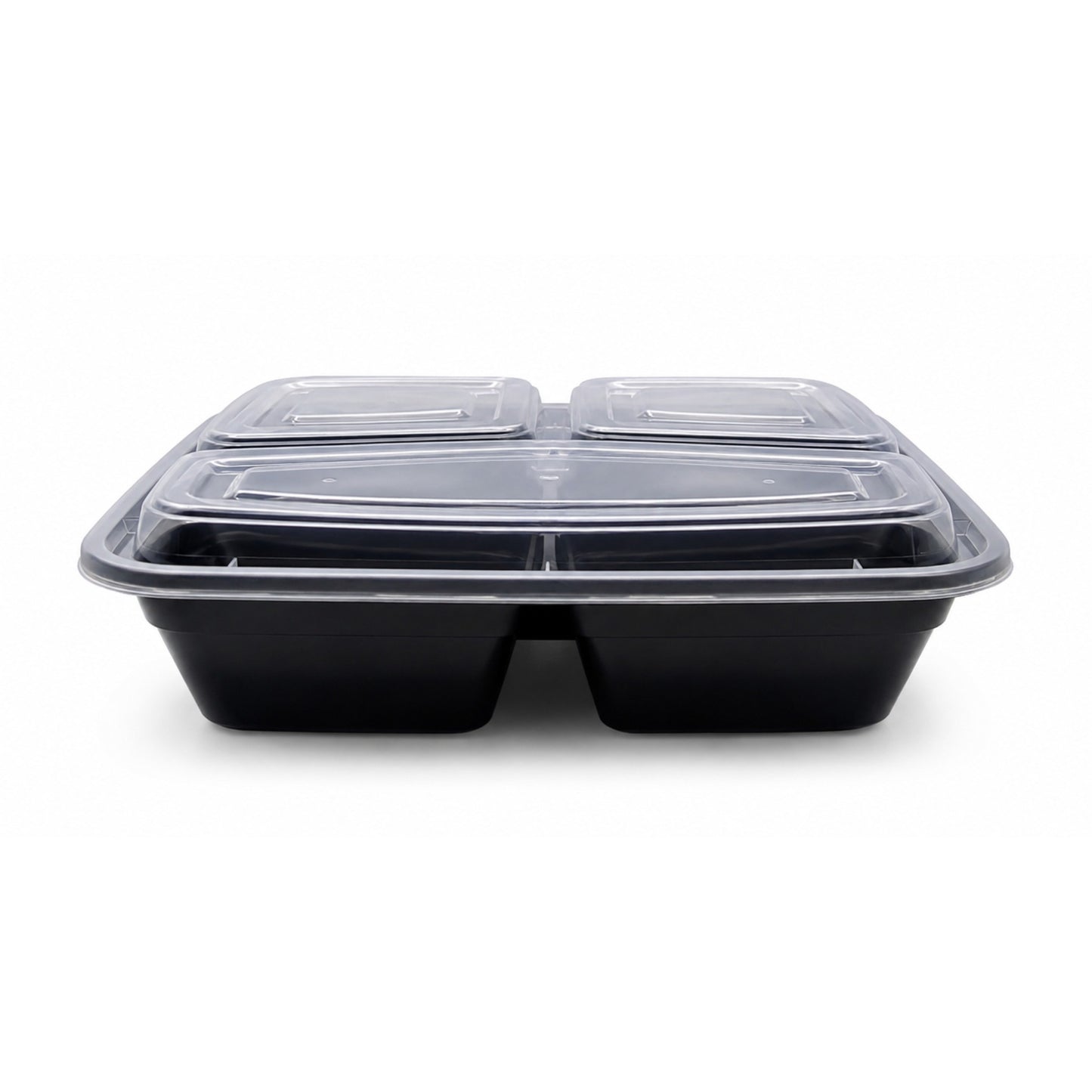 Food Packer 3 Compartment Rectangular Food Container 36 oz - CS150 - FP-RT-3 - OUTLET