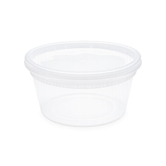 Food Packer Plastic Deli Container 12oz  - CS150 - FP12L - OUTLET