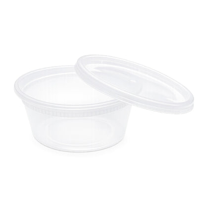Food Packer Plastic Deli Container 12oz  - CS150 - FP12L - OUTLET