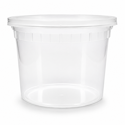 Plastic Deli Container with Lid 64 oz - CS120 - FP64L