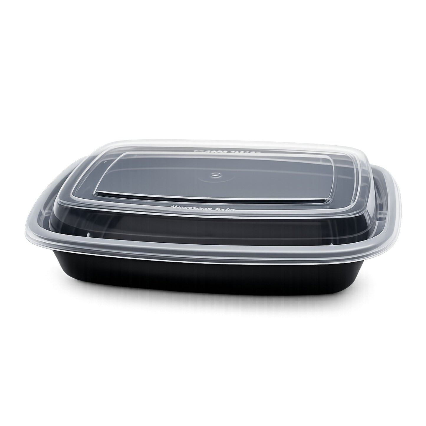 Food Packer Two-Piece Rectangular Compartment 8 oz - CS150 - RET-08 - OUTLET