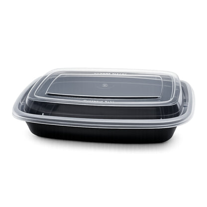 Food Packer Two-Piece Rectangular Compartment 8 oz - CS150 - RET-08 - OUTLET