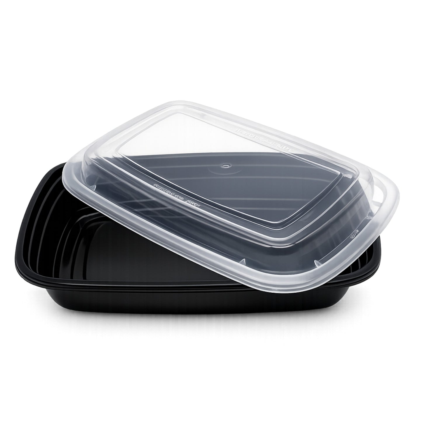 Food Packer Two-Piece Rectangular Compartment 8 oz - CS150 - RET-08 - OUTLET