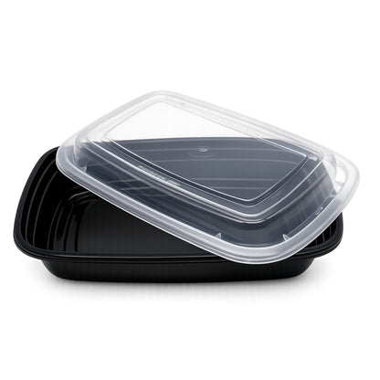 Food Packer Two-Piece Rectangular Compartment 8 oz - CS150 - RET-08 - OUTLET
