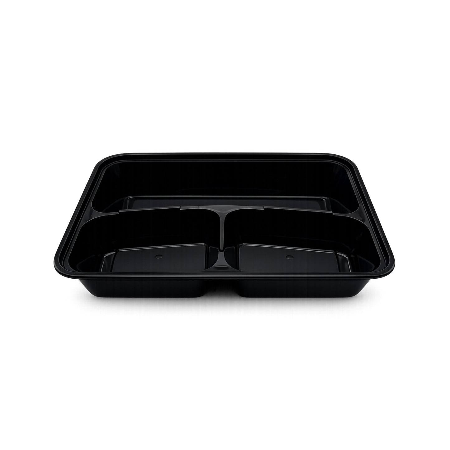 Food Packer 3-Compartment Rectangular Two-Piece Container w/Lid- CS150 - RET-C3-42 - OUTLET