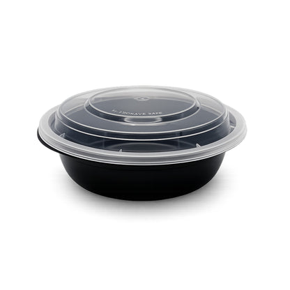 Food Packer Round Two-Piece Container w/Lid- CS150 - RND-08 - OUTLET