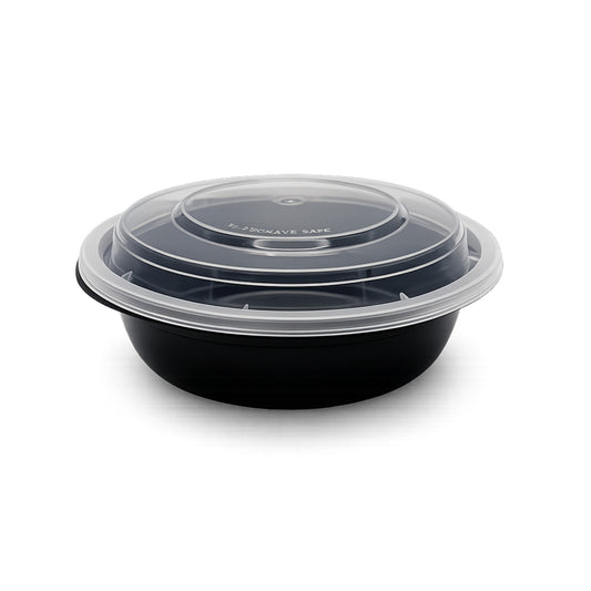 Food Packer Round Two-Piece Container w/Lid- CS150 - RND-08 - OUTLET
