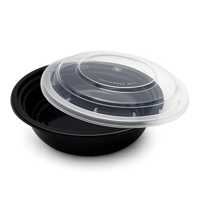 Food Packer Round Two-Piece Container w/Lid- CS150 - RND-08 - OUTLET