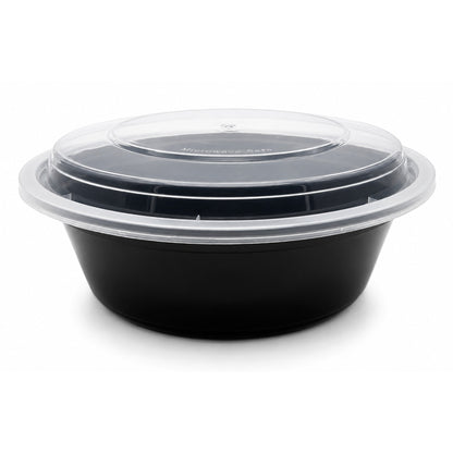 Food Packer Polypropylene Round Deli Container with Lid 32 oz - CS150 - RND-32 - OUTLET
