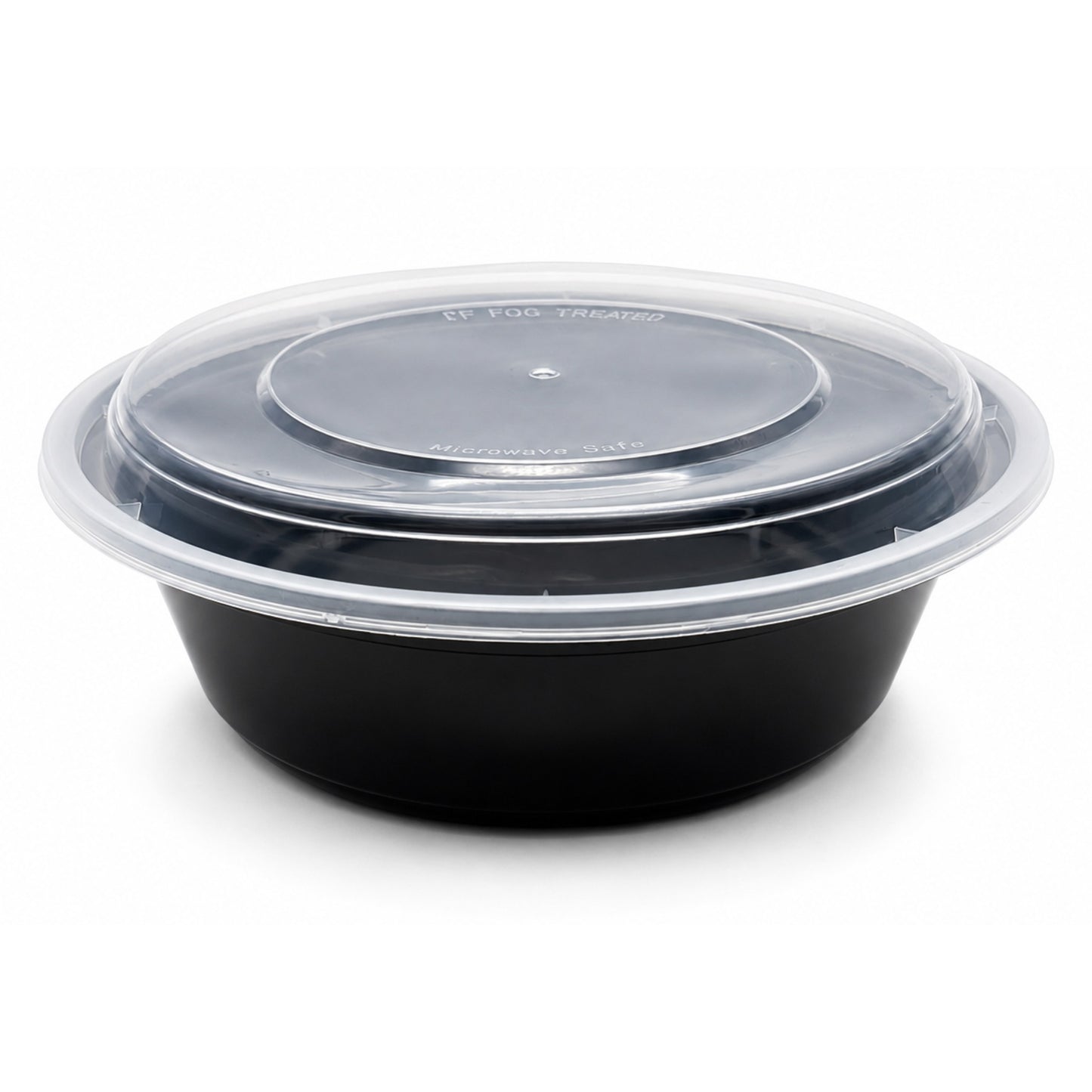 Food Packer Two-Piece Round Container w/Lid 37 oz - CS150 - RND-37 - OUTLET