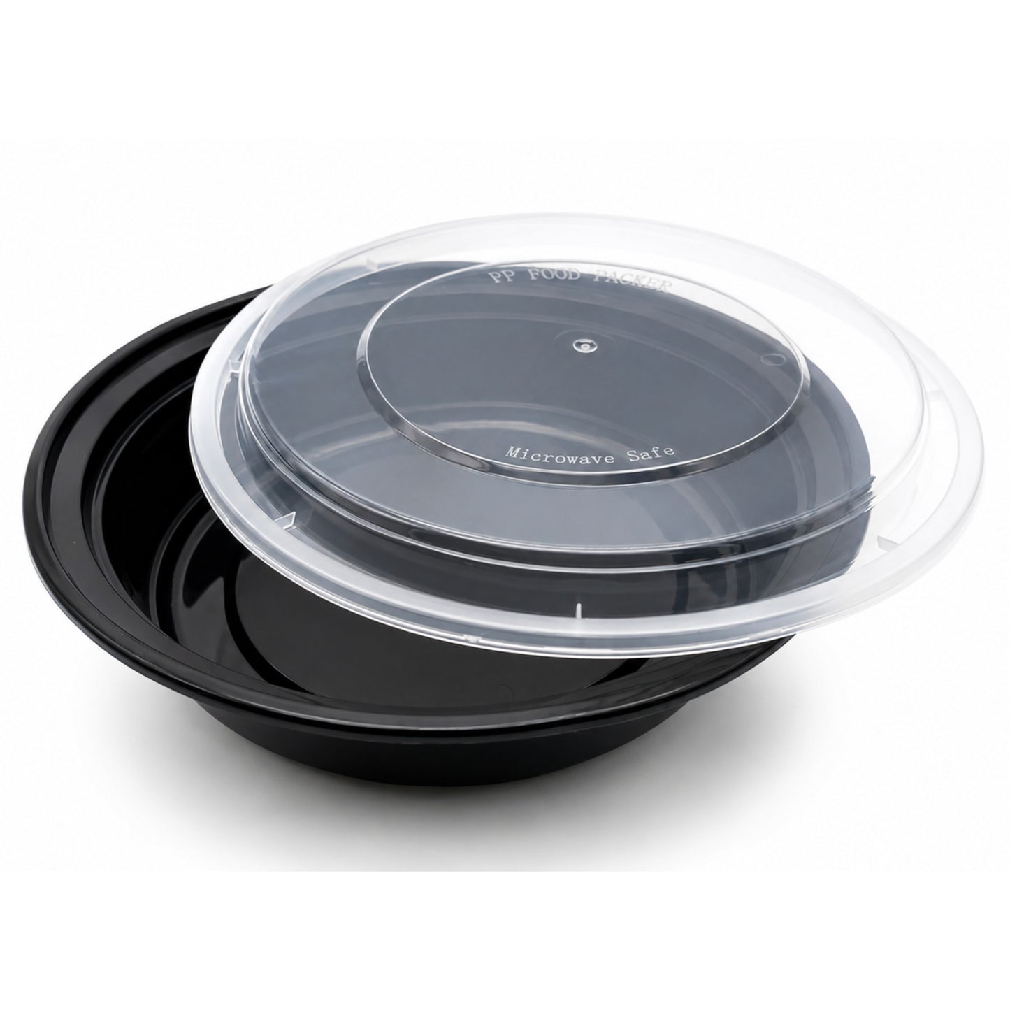 Food Packer Two-Piece Round Container w/Lid 37 oz - CS150 - RND-37 - OUTLET