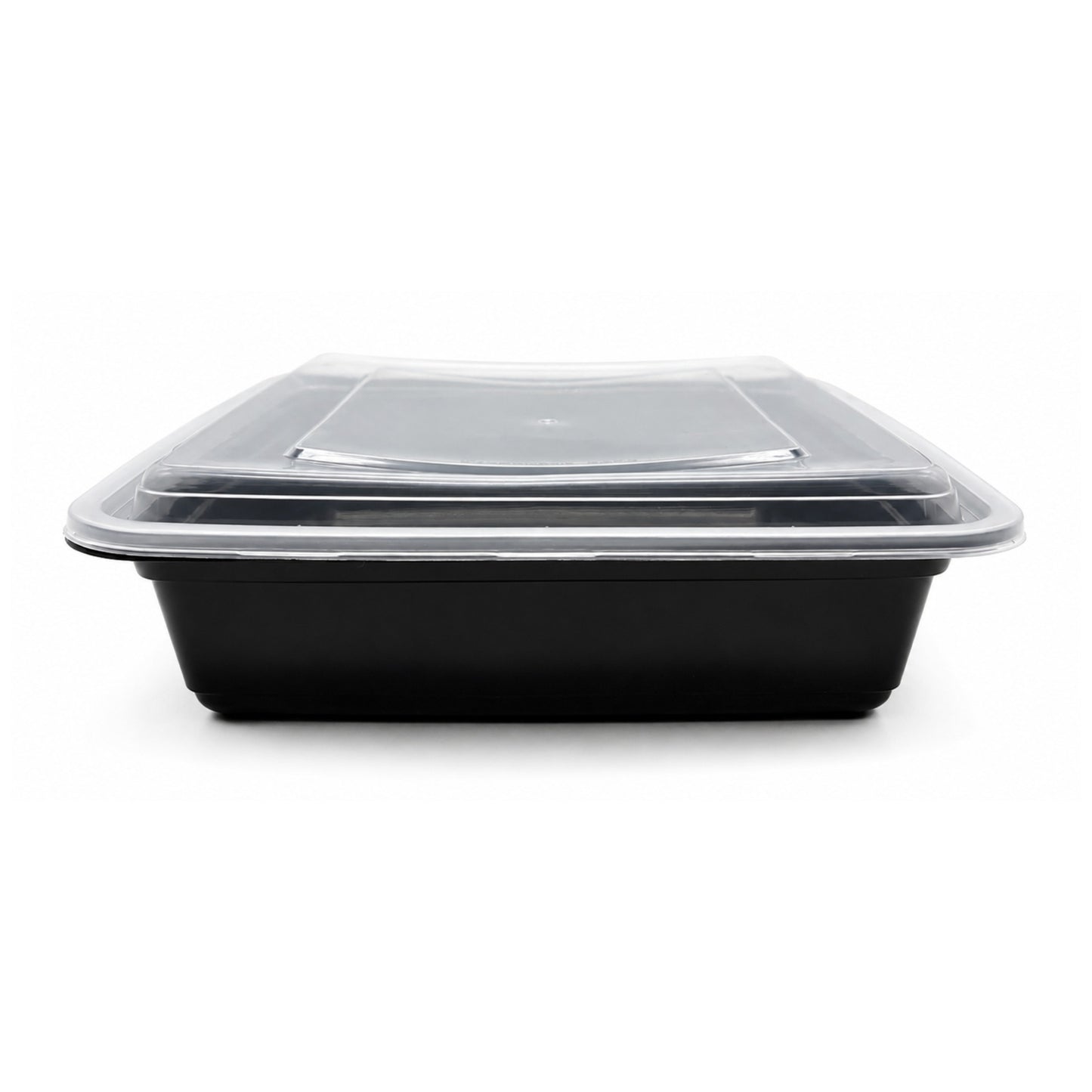 Food Packer Square Container w/Lid 48 oz - CS150 - SQR-48 - OUTLET