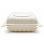 Food Packer 8" Three Compartment Disposable Food Container 1.5" Dip - CS120 - TC-83 - OUTLET