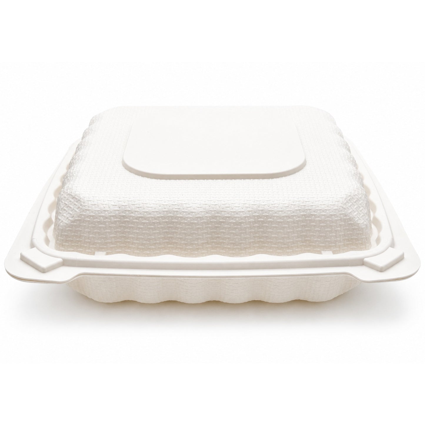 Food Packer Disposable 3-Compartment Hinged To-Go Container 8" - CS120 - TC-83S - OUTLET
