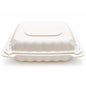 Food Packer Disposable 3-Compartment Hinged To-Go Container 8" - CS120 - TC-83S - OUTLET