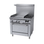 Garland SunFire Gas Range 2-Burner 24" Griddle Standard Oven 36" - X36-2G24R