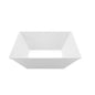 G.E.T. Enterprises Siciliano Bowl, 12.8 qt., 16" x 5"H, Square, White - ML-249-W