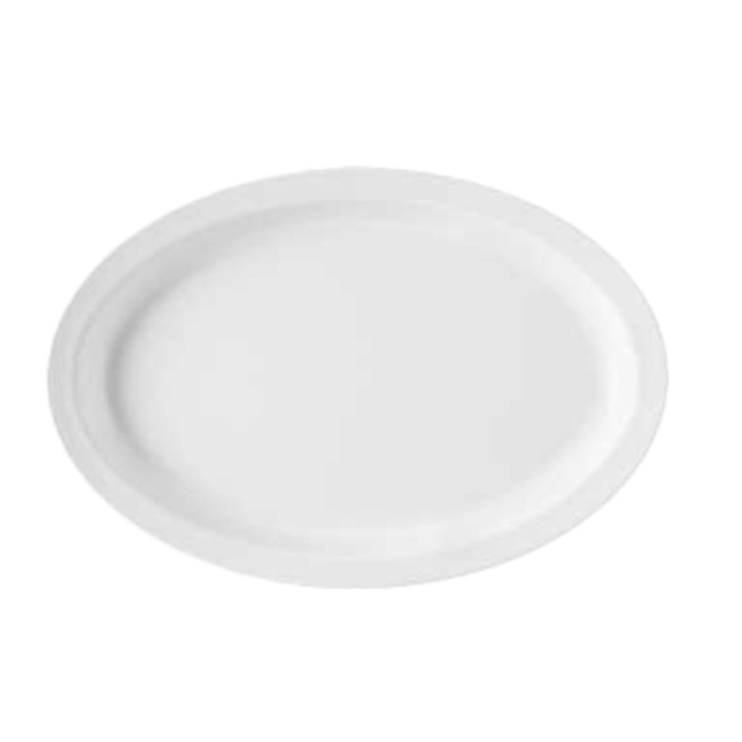 G.E.T. Enterprises Platter,13 1/4" Melamine - White - CS1D