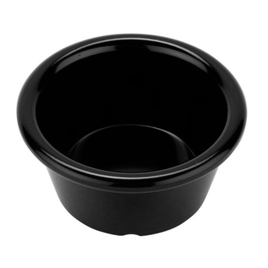 GET Enterprises Ramekin, 2 oz liso - Negro - DZ