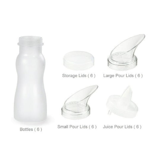 Botella de mezcla para aderezo para ensaladas/bar GET Enterprises, 16 oz - SDB-16-PC-6