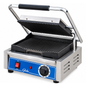 Globe Bistro Panini Grill Cast Iron Grooved Plates NSF 10x10" - GPG10