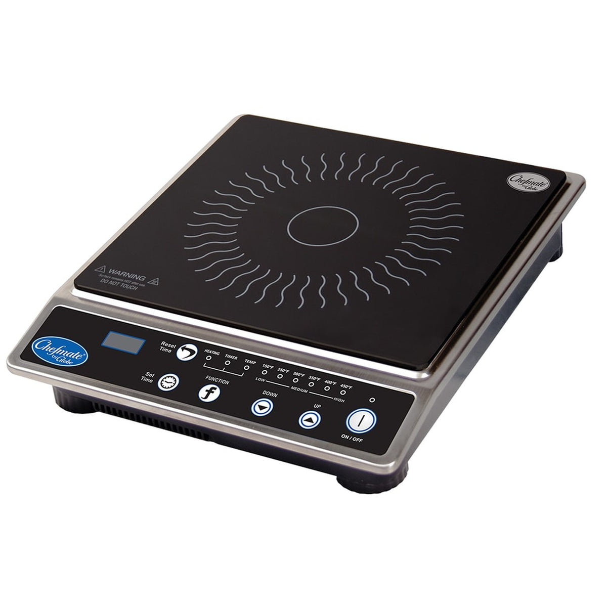 Globe Countertop Induction Range Ceramic 1800W Commercial Grade - IR1800