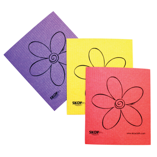 Harold Import Skoy Cleaning Cloth, 7" x 8", Cotton/Cellulose  - PK24