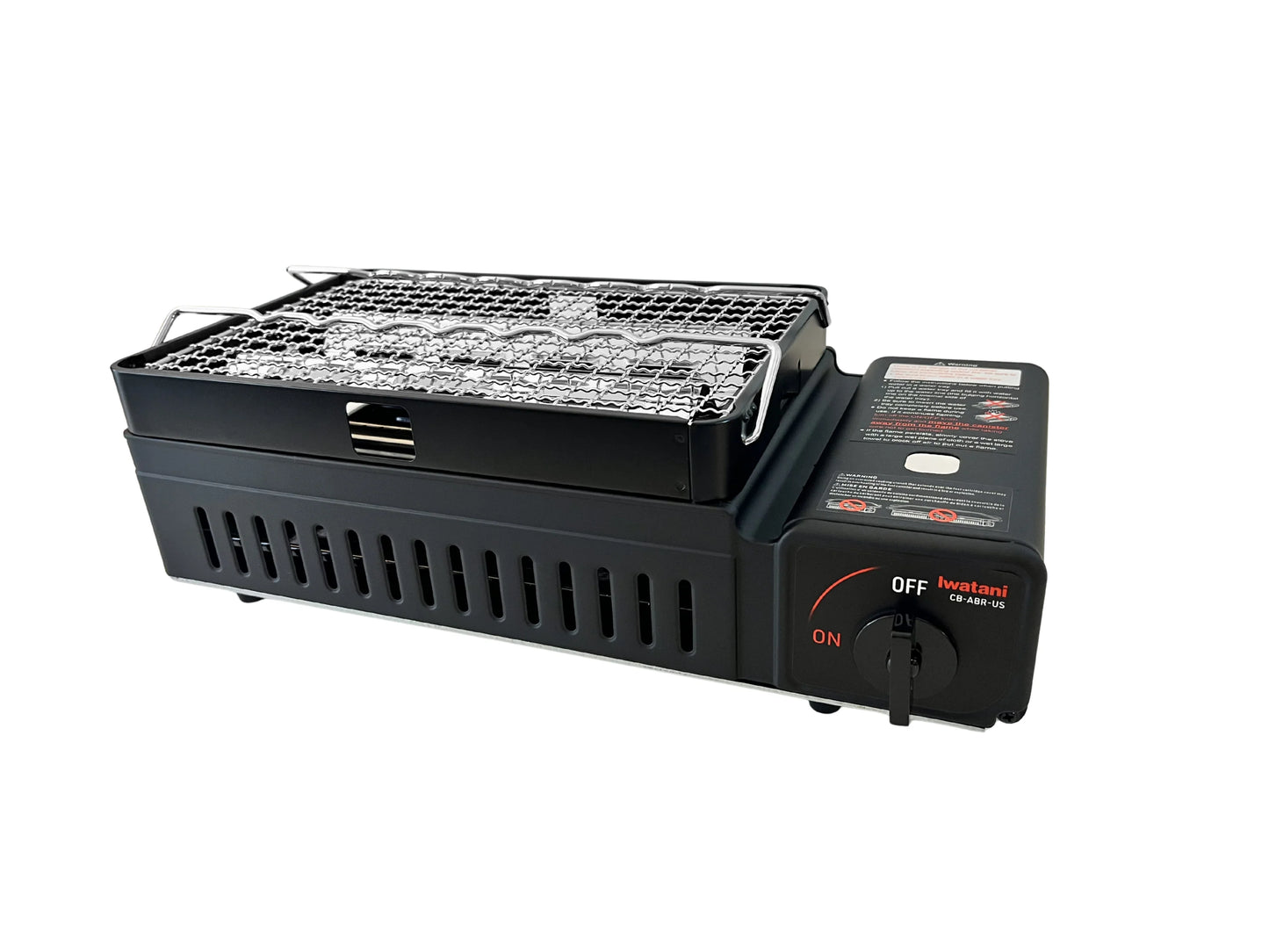 Iwatani Hibachi Portable Butane Grill Stainless Steel Tabletop BBQ CB-ABR-US