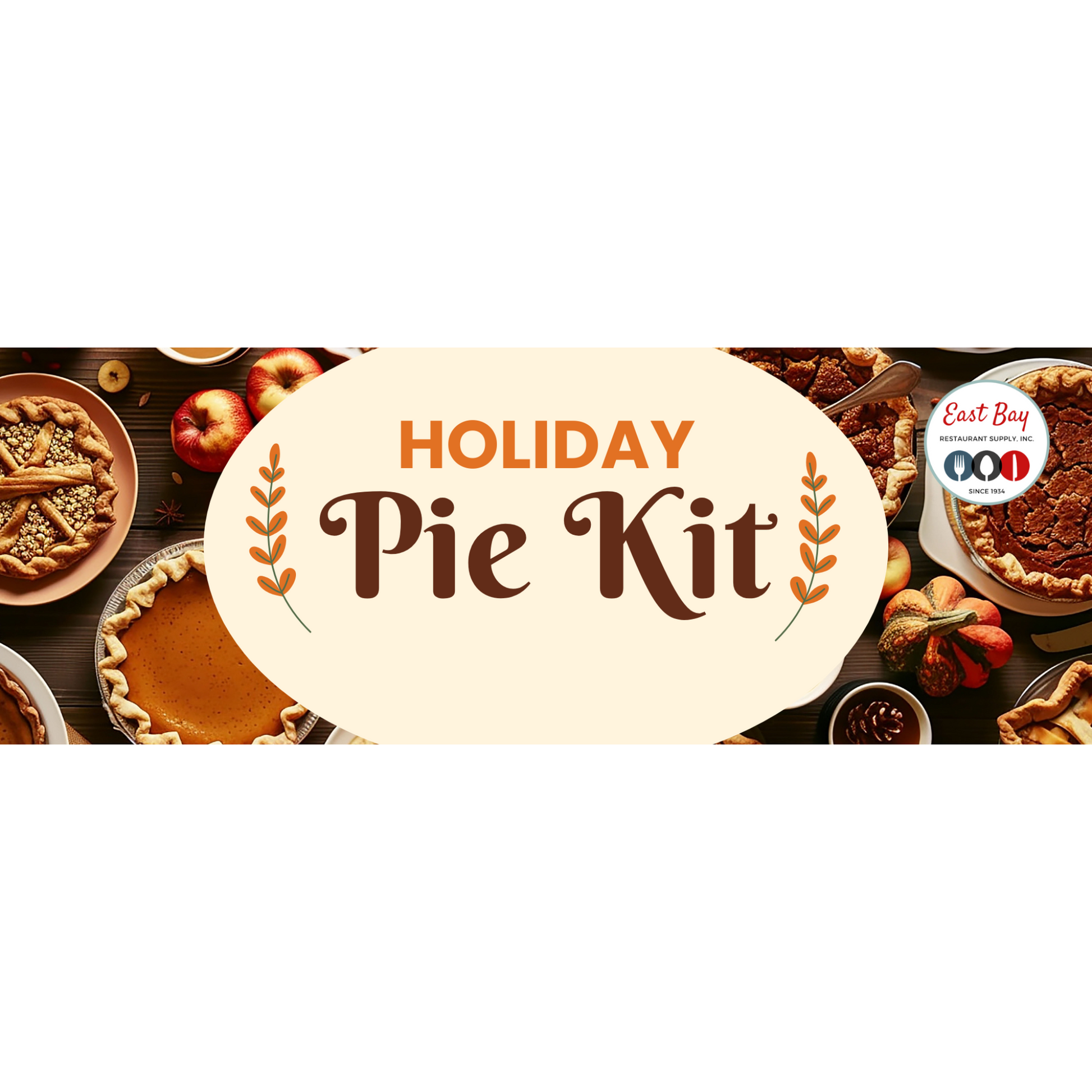 Baking & Serving Set for Perfect Homemade Pies - Pie Kit East Bay Restaurant Supply, Inc.