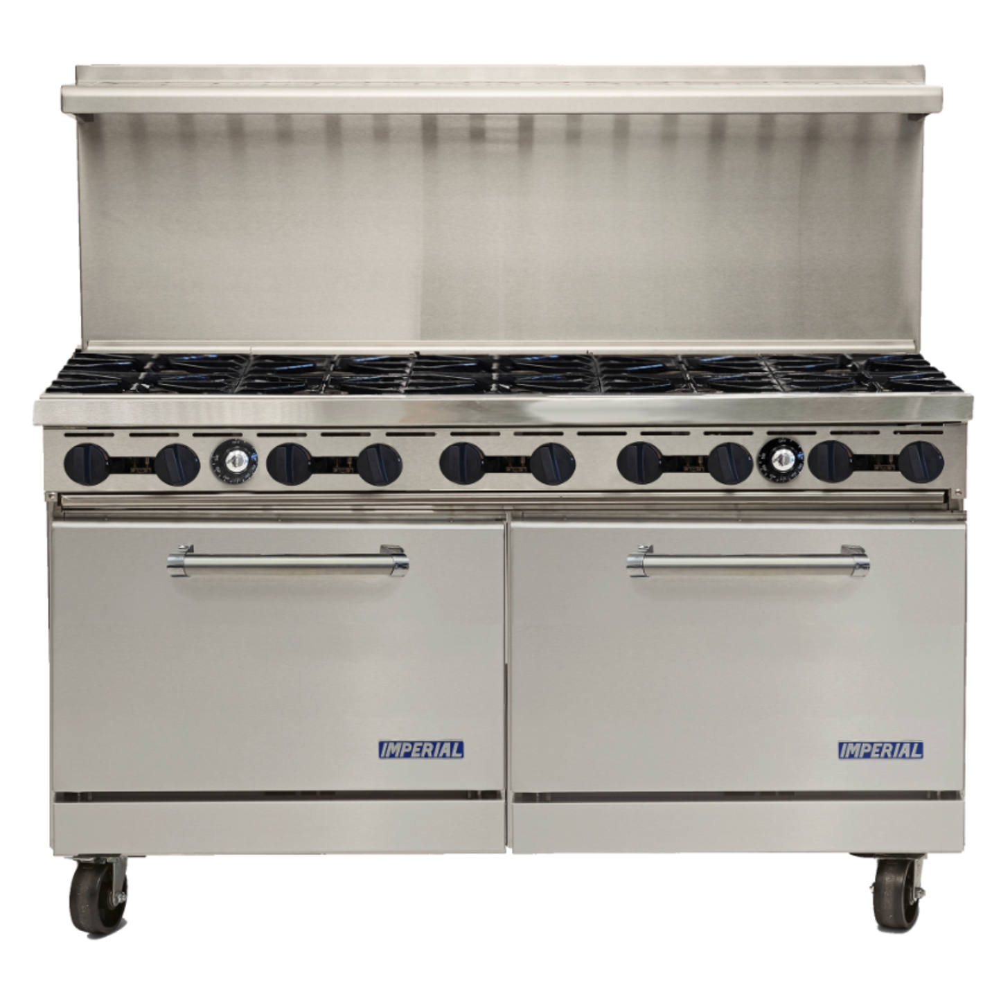 Imperial Elements Series Gas Restaurant Range 10 Burner 2 Standard Ovens - ER-10