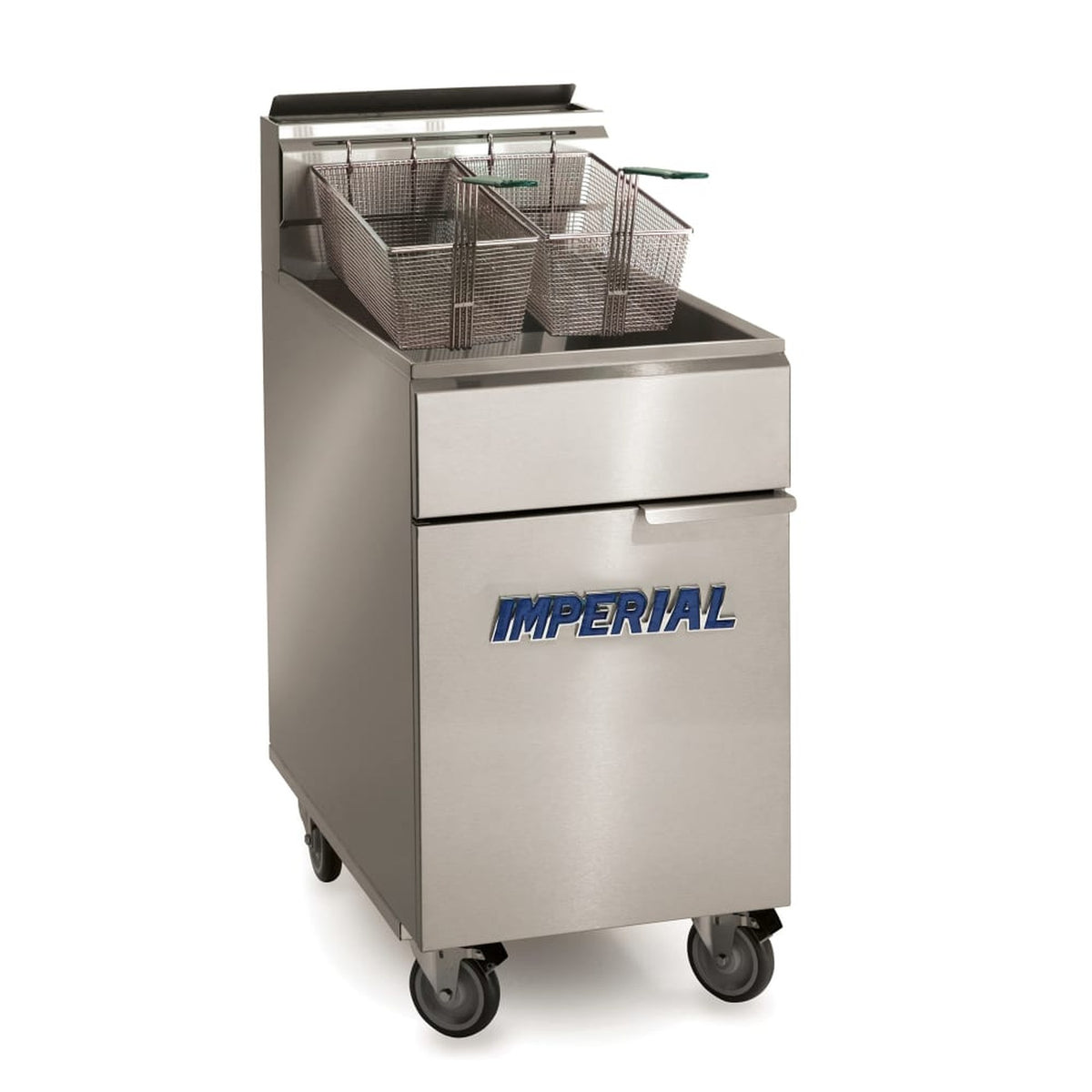 Imperial Range NSF Gas Tube Fryer Stainless Steel 75 lb - IFS-75
