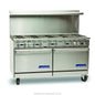 Imperial Pro Series Gas Restaurant Range NSF 60" - 10 Burners, 2 Ovens - IR-10