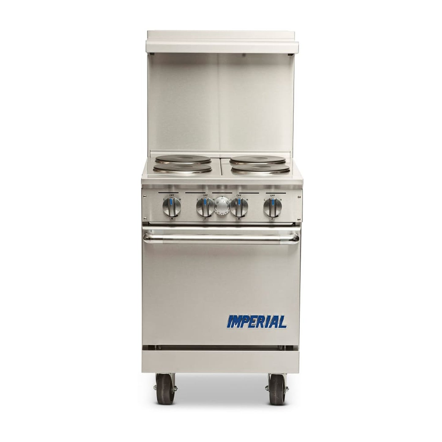 Imperial Pro Series Electric Range 4 Round Elements Space Saver Oven 24" - IR-4-E