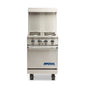 Imperial Pro Series Gas Range Stainless Steel NSF 24" - 4 Open Burners - IR-4