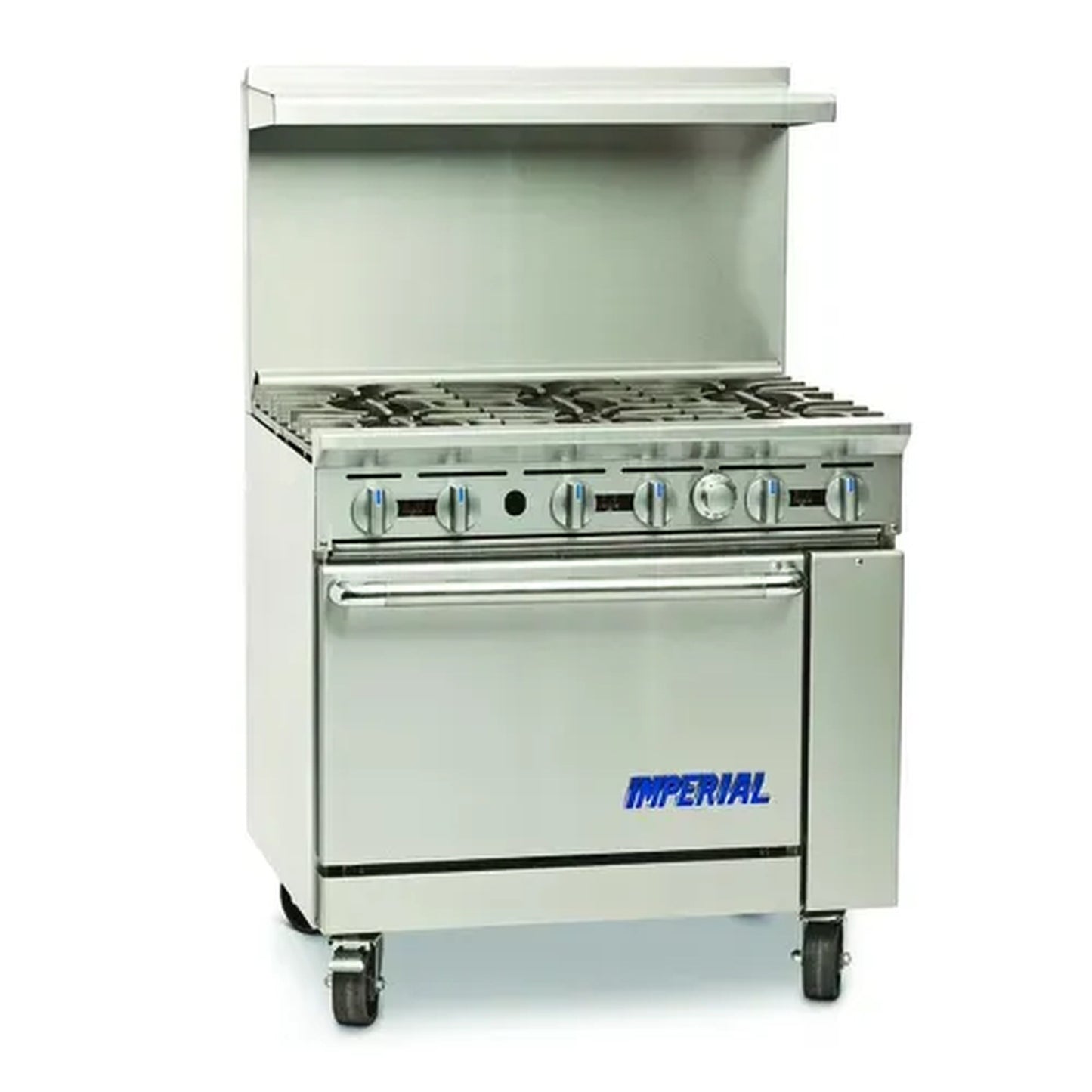 Imperial Pro Series Gas Range NSF 6-Burner Convection Oven 36" - Propane - IR-6-C