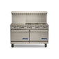 Imperial Pro Series Gas Range 60" 6 Burners 24" Griddle NSF - 302,000 - IR-6-G24