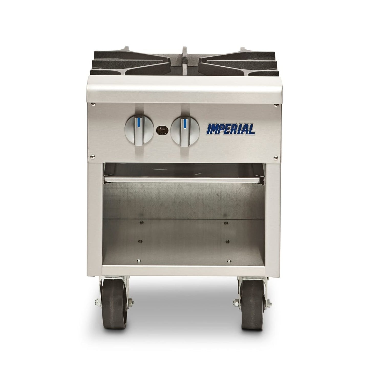 Imperial Single Gas Stock Pot Range NSF 3-Ring Burner 18" - 90,000 BTU - ISPA-18