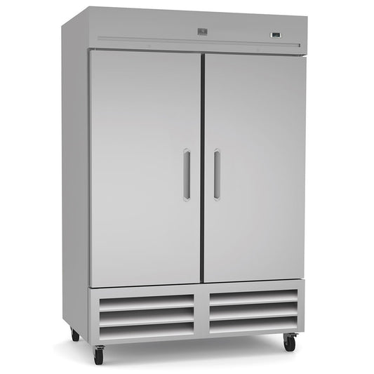 Commercial Stainless Steel 2-Door Reach-In Freezer 49 - KCHRI54R2DFE - OUTLET