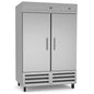 Commercial Stainless Steel 2-Door Reach-In Freezer 49 - KCHRI54R2DFE - OUTLET