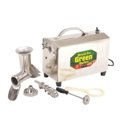 Miracle Exclusives Wheatgrass Juicer, Dual Stainless Screens - MJ575/BL-33