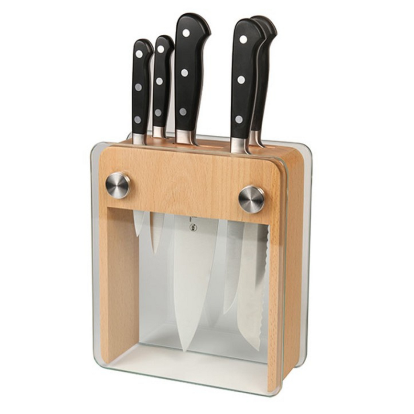 Mercer Knife Block Set 6-Pc Wood Block - M23505