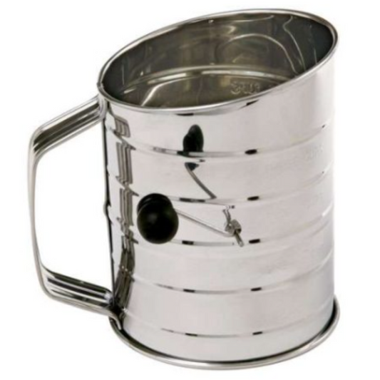 Norpro Stainless Steel Rotary Flour Sifter 24 oz - 136