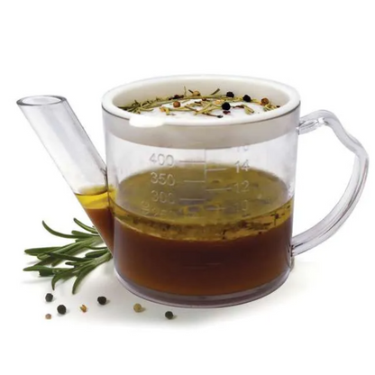 Norpro Gravy Separator, Plastic 1.75 Cup Measure With Strainer - 3023