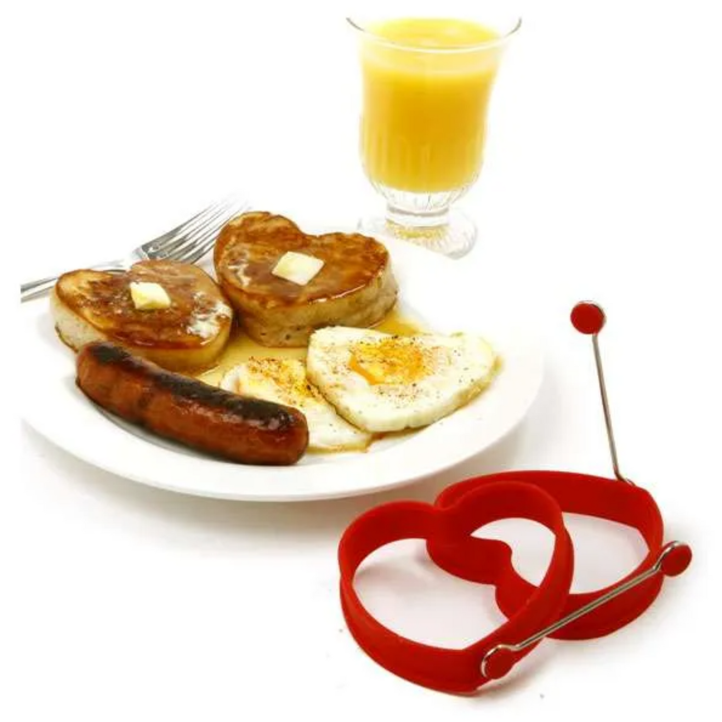 Anillos para huevos Norpro, forma de corazón - Juego de 2 - 999R