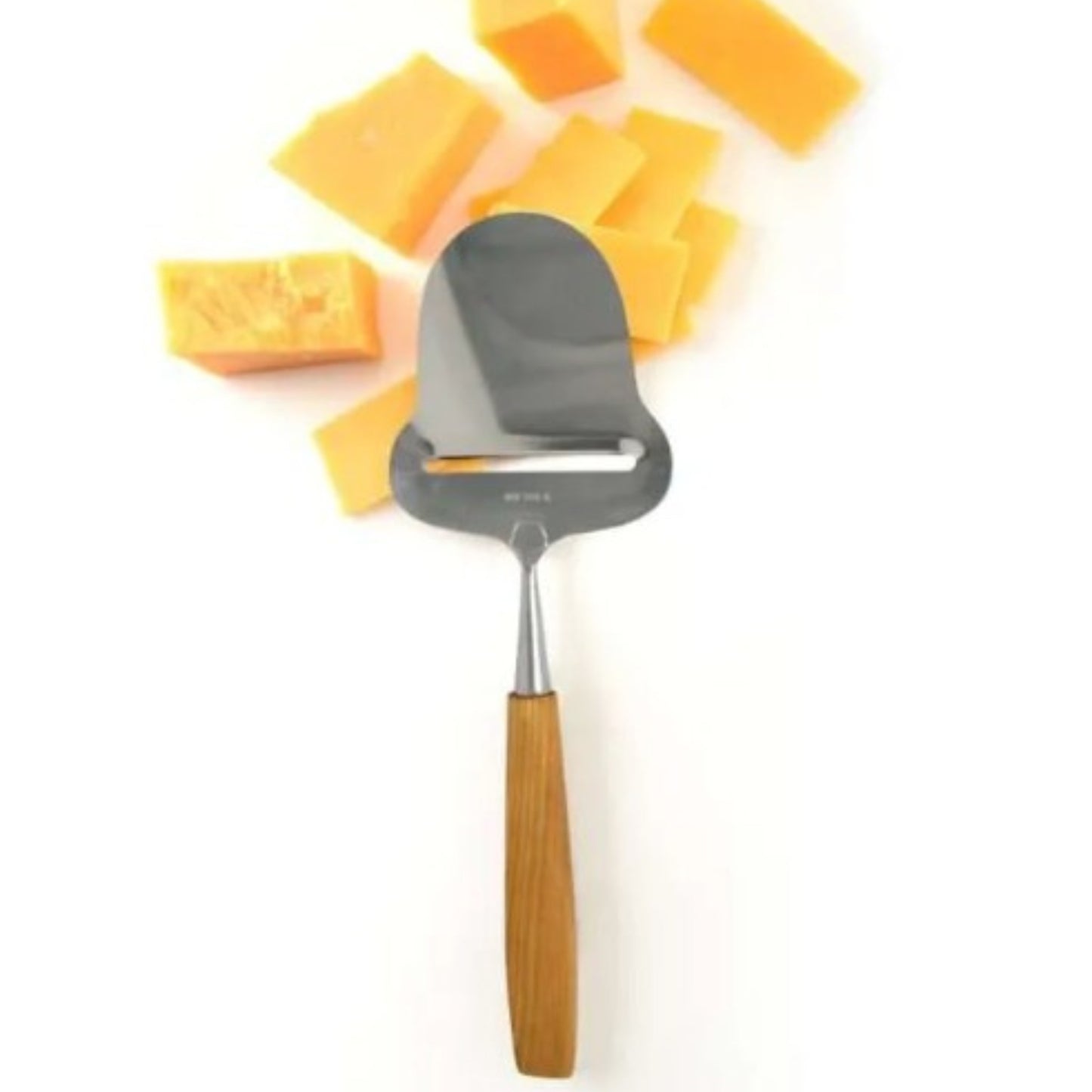 Cortador de queso Norpro, acero inoxidable, mango de abedul - BS3A