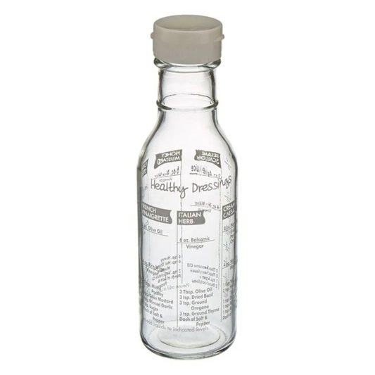 Norpro Salad Dressing Maker Shaker – 11-Ounce Glass - 809D Norpro